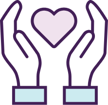 Active Aging Week Sale hands holding heart
